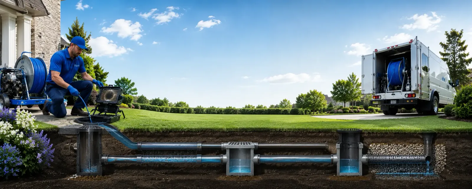 Outdoor drain cleaning information for Brier Hill, NY